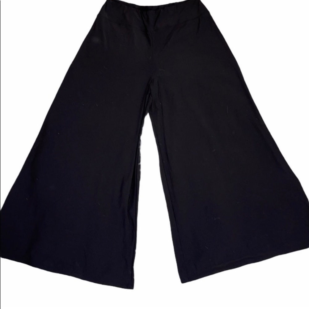 Coco Bianco Black Wide Leg Palazzo Pants XL